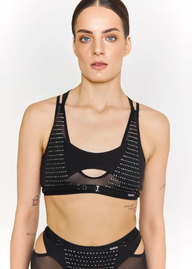 Shining Mesh Bra – OPIUM – Black - 22D5228 1 scaled