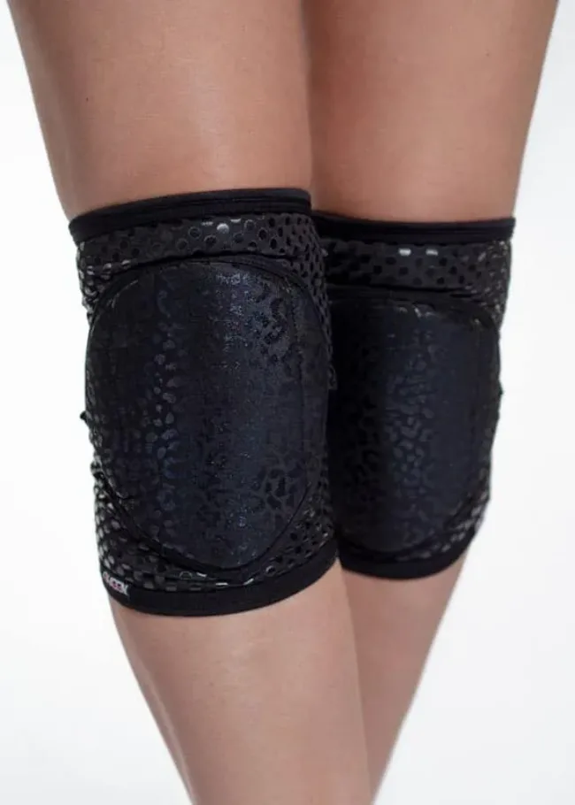Grippy Knee Pads – WILD – Black - 4 8
