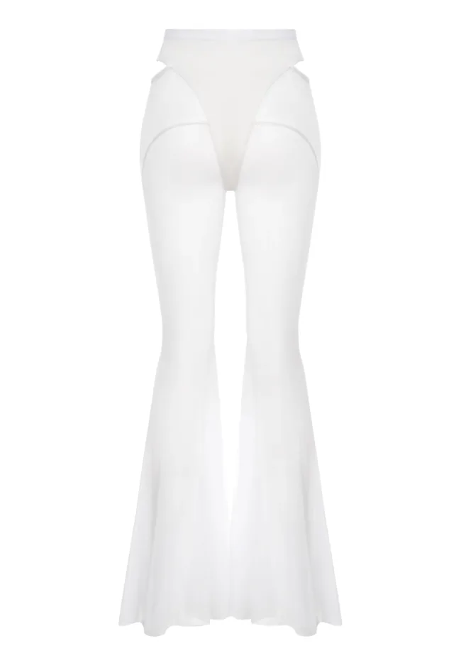 Кльош-штани з сітки – CANDY – Білі - 40 scaled