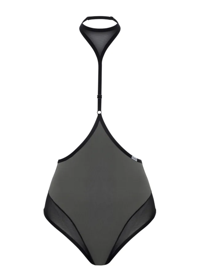 Високі шорти з чокером та сіткою – GLORY – Зелені - glory Jungle scaled